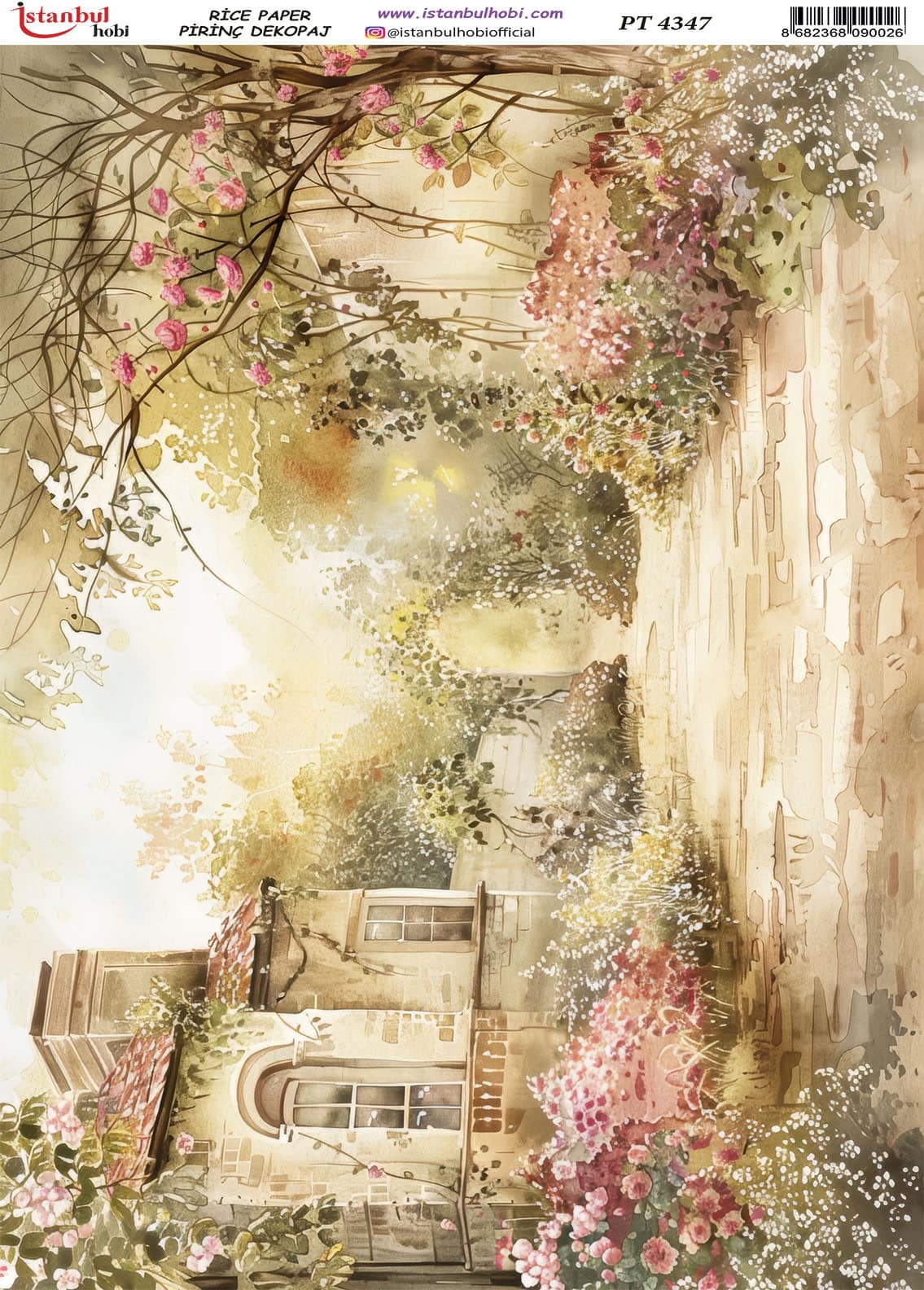 Pirinç Dekopaj Kağıdı-29x42 cm-PT4347 1 Pirinç Dekopaj Kağıdı-29X42 Cm-Pt4347