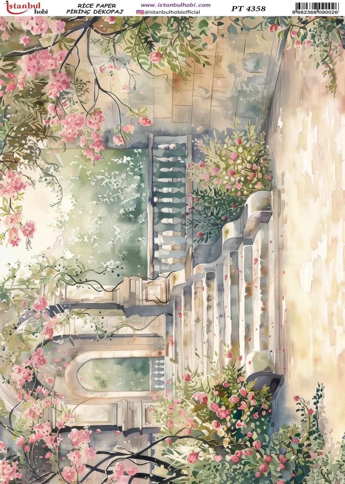 Pirinç Dekopaj Kağıdı-29x42 cm-PT4358 1 Pirinç Dekopaj Kağıdı-29X42 Cm-Pt4358