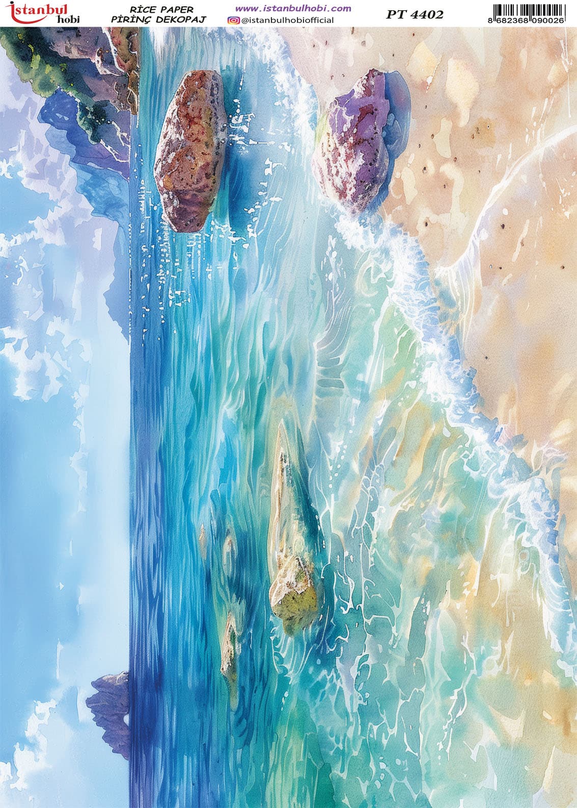 Pirinç Dekopaj Kağıdı-29x42 cm-PT4402 1 Pirinç Dekopaj Kağıdı-29X42 Cm-Pt4402