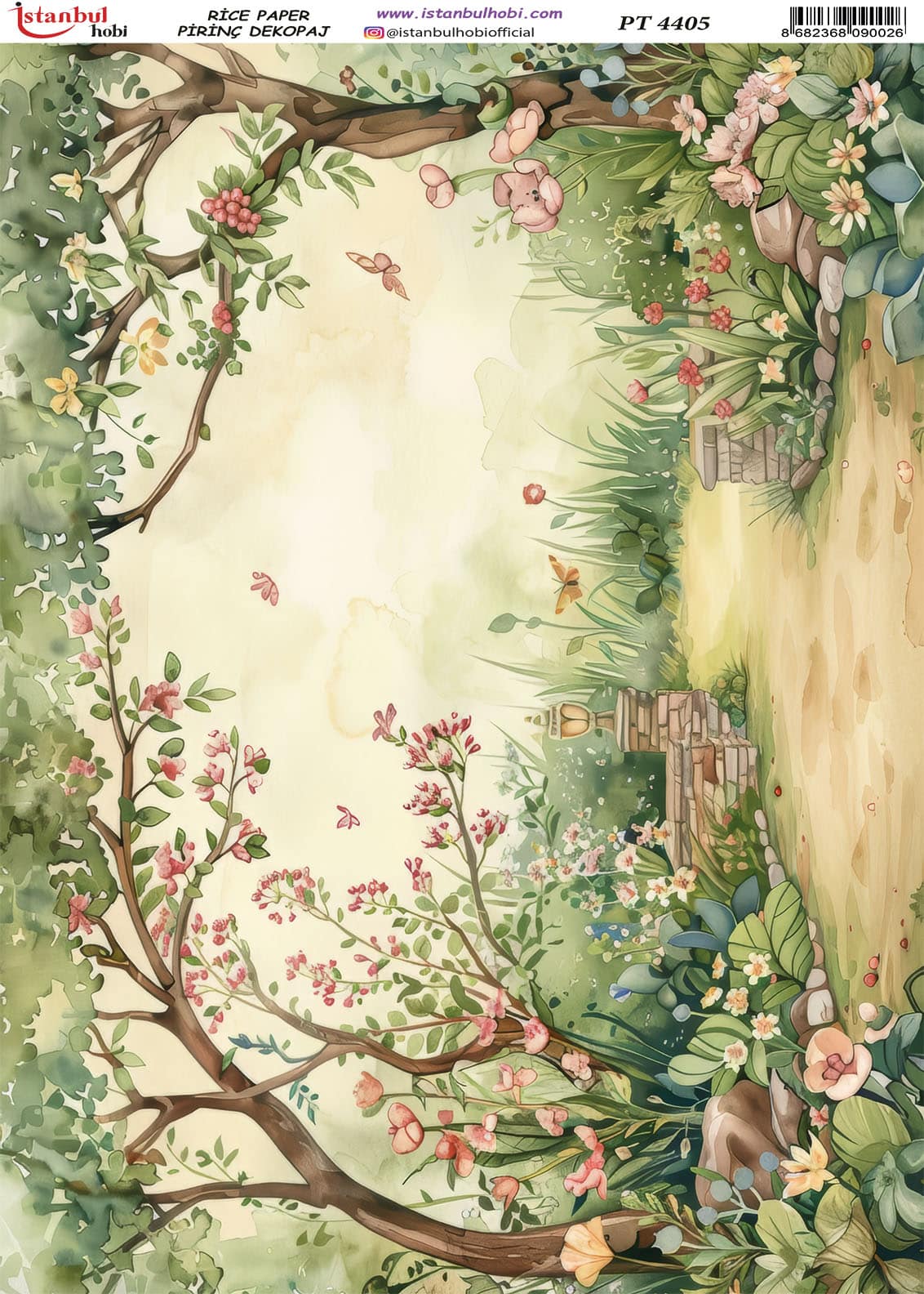Pirinç Dekopaj Kağıdı-29x42 cm-PT4405 1 Pirinç Dekopaj Kağıdı-29X42 Cm-Pt4405