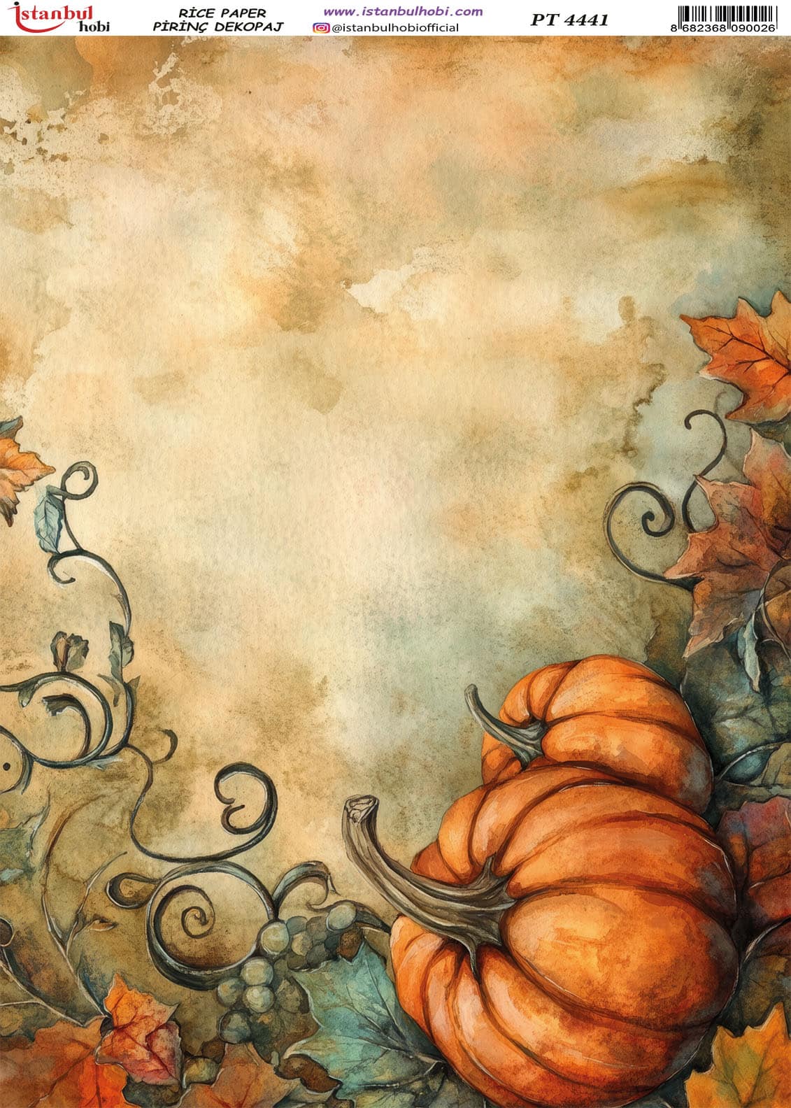 Pirinç Dekopaj Kağıdı-29x42 cm-PT4441 1 Pirinç Dekopaj Kağıdı-29X42 Cm-Pt4441
