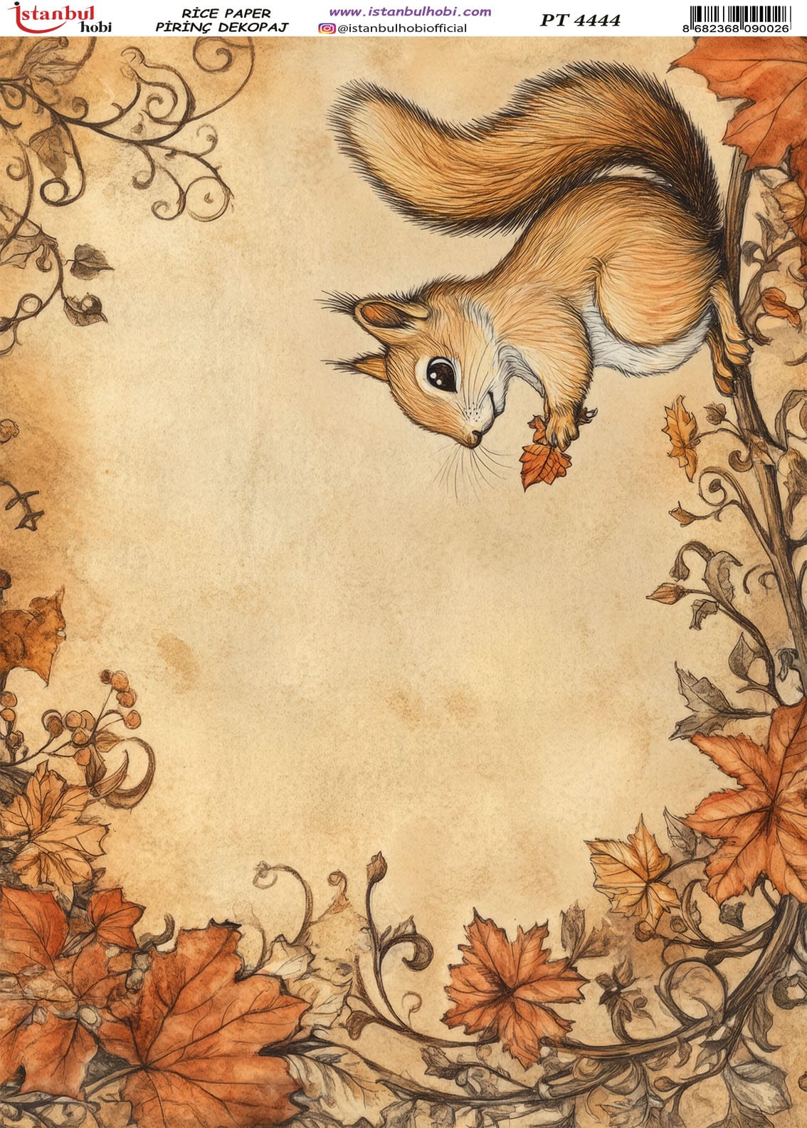 Pirinç Dekopaj Kağıdı-29x42 cm-PT4444 1 Pirinç Dekopaj Kağıdı-29X42 Cm-Pt4444