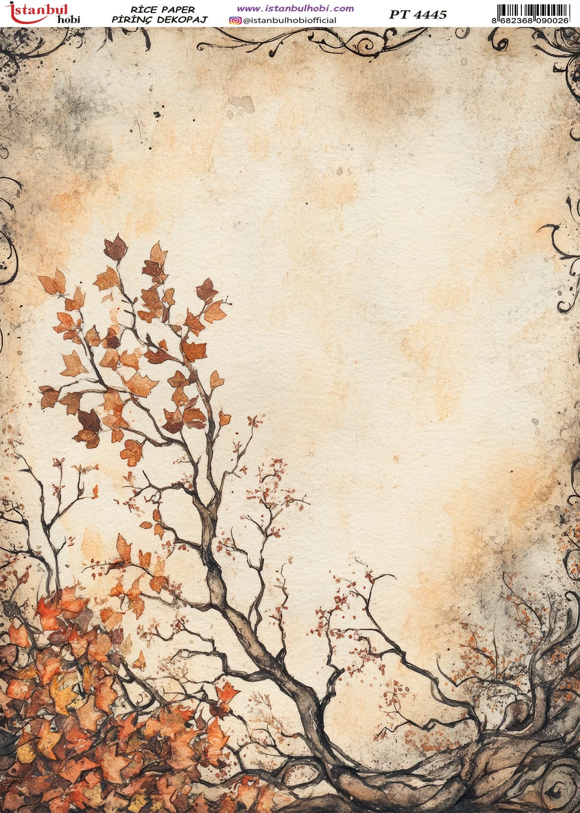 Pirinç Dekopaj Kağıdı-29x42 cm-PT4445 1 Pirinç Dekopaj Kağıdı-29X42 Cm-Pt4445