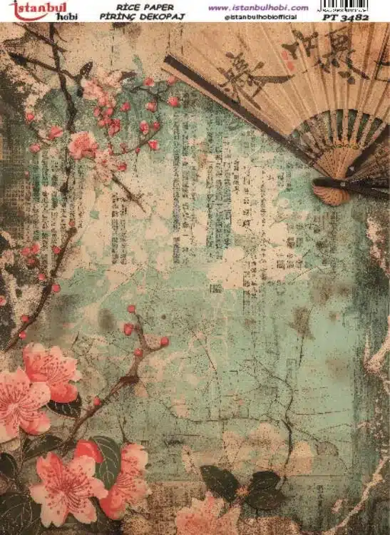PT3482 | Pirinç Dekopaj Kağıdı (29x42 cm) 1 Pirinç Dekopaj Kağıdı - PT3482