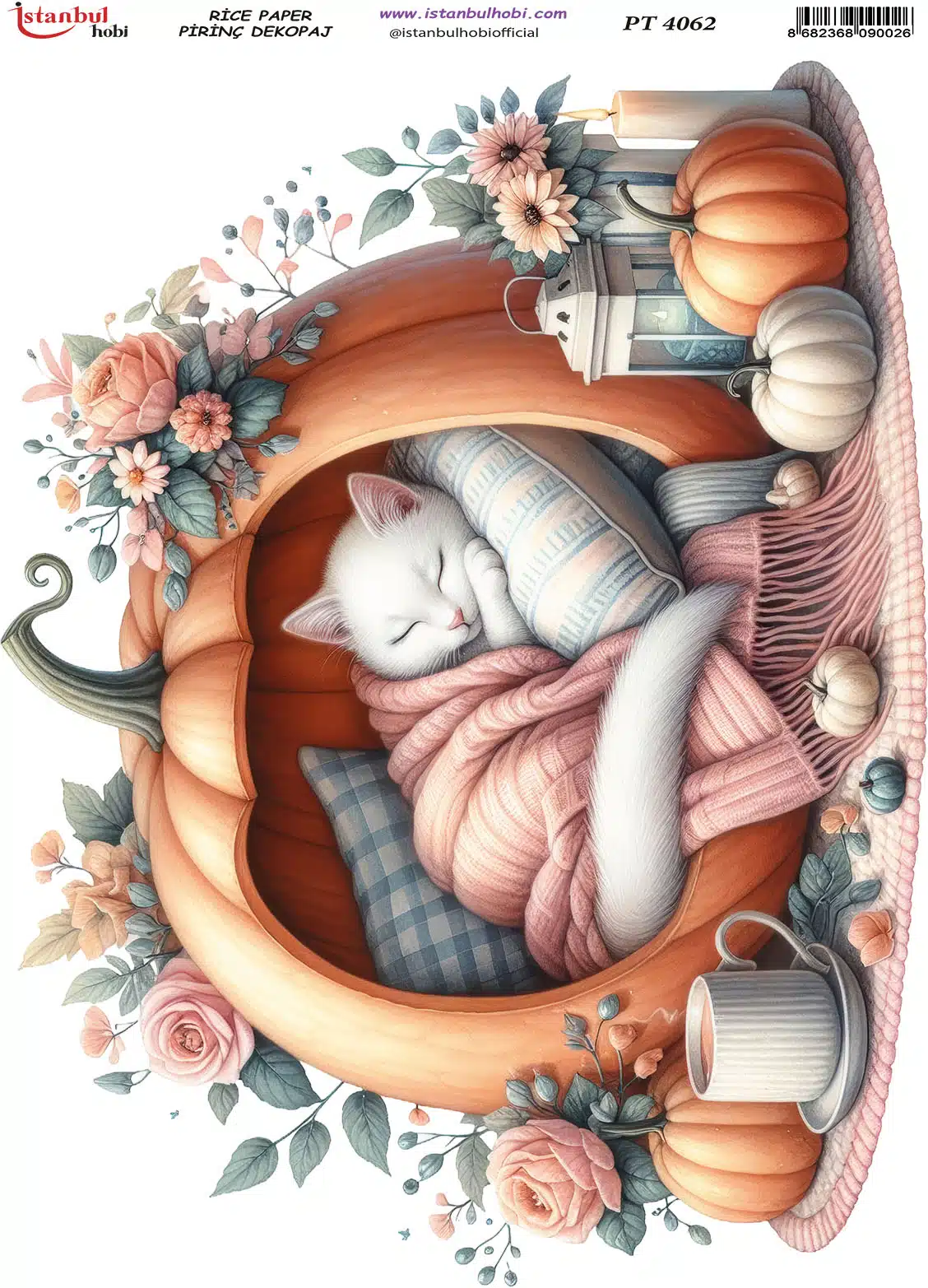 PT4062 | Pirinç Dekopaj Kağıdı-29x42 cm 1 Pt4062 | Pirinç Dekopaj Kağıdı-29X42 Cm