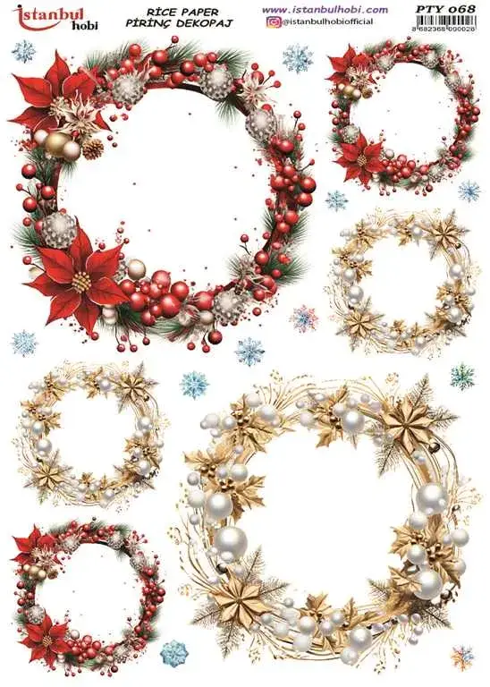 PTY068 | Pirinç Dekopaj Kağıdı-29x42 cm 1 Pty068 | Pirinç Dekopaj Kağıdı-29X42 Cm