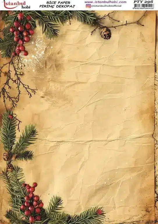 PTY296 | Pirinç Dekopaj Kağıdı (29x42 cm) 1 PTY296 | Pirinç Dekopaj Kağıdı (29x42 cm)