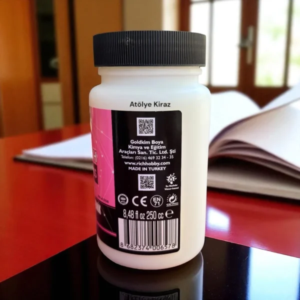 Rich Acrylik Varnish High Gloss – Su Bazlı Parlak Vernik 250 ml