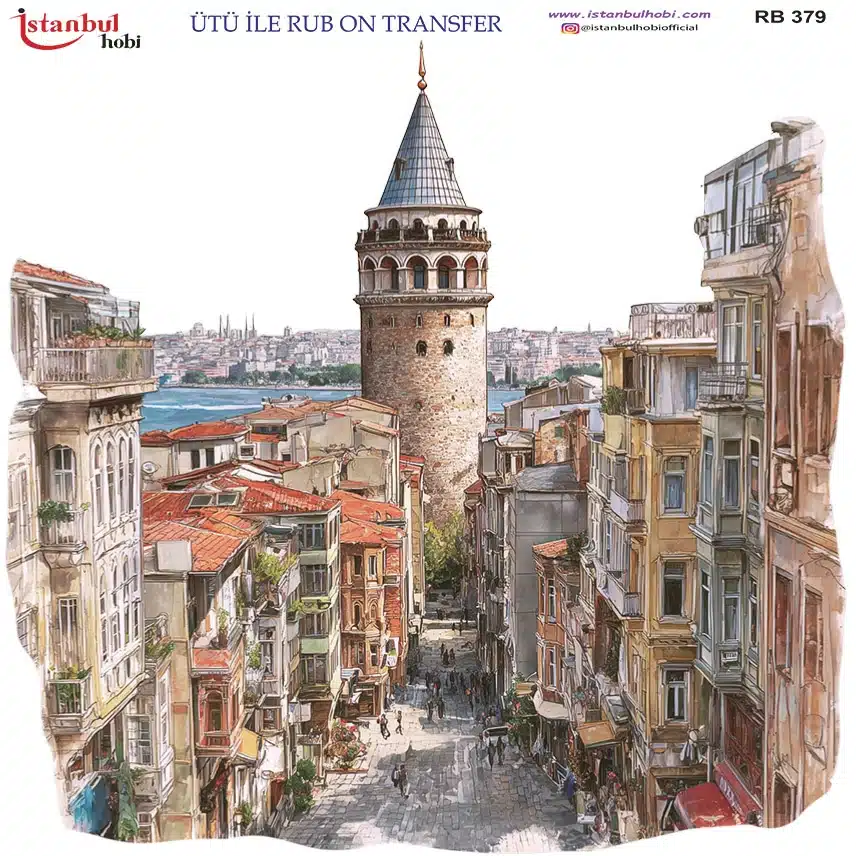 Ütü ile Rub On Transfer Kağıdı: Dekoratif Süsleme Kağıdı - RB379 | 30x30 cm 1 Ütü Ile Rub On Transfer Kağıdı: Dekoratif Süsleme Kağıdı - Rb379 | 30X30 Cm