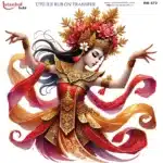 Ütü ile Rub On Transfer Kağıdı: Dekoratif Süsleme Kağıdı - RB572-İST | 30x30 cm