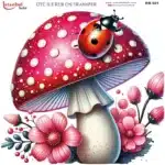 Ütü ile Rub On Transfer Kağıdı: Dekoratif Süsleme Kağıdı - RB601-İST | 30x30 cm
