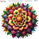 Ütü ile Rub On Transfer Kağıdı: Dekoratif Süsleme Kağıdı - RB610-İST | 30x30 cm