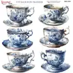 Ütü ile Rub On Transfer Kağıdı: Dekoratif Süsleme Kağıdı - RB670-İST | 30x30 cm
