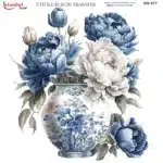 Ütü ile Rub On Transfer Kağıdı: Dekoratif Süsleme Kağıdı - RB677-İST | 30x30 cm