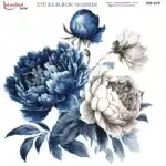 Ütü ile Rub On Transfer Kağıdı: Dekoratif Süsleme Kağıdı - RB678-İST | 30x30 cm