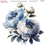 Ütü ile Rub On Transfer Kağıdı: Dekoratif Süsleme Kağıdı - RB681-İST | 30x30 cm