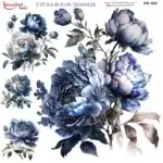 Ütü ile Rub On Transfer Kağıdı: Dekoratif Süsleme Kağıdı - RB682-İST | 30x30 cm