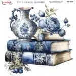 Ütü ile Rub On Transfer Kağıdı: Dekoratif Süsleme Kağıdı - RB683-İST | 30x30 cm