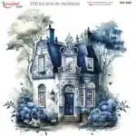 Ütü ile Rub On Transfer Kağıdı: Dekoratif Süsleme Kağıdı - RB686-İST | 30x30 cm