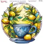 Ütü ile Rub On Transfer Kağıdı: Dekoratif Süsleme Kağıdı - RB694-İST | 30x30 cm