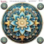 Ütü ile Rub On Transfer Kağıdı: Dekoratif Süsleme Kağıdı - RB715-İST | 30x30 cm