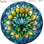Ütü ile Rub On Transfer Kağıdı: Dekoratif Süsleme Kağıdı - RB735-İST | 30x30 cm