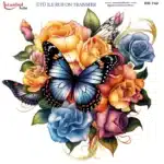 Ütü ile Rub On Transfer Kağıdı: Dekoratif Süsleme Kağıdı - RB742-İST | 30x30 cm