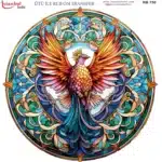 Ütü ile Rub On Transfer Kağıdı: Dekoratif Süsleme Kağıdı - RB756-İST | 30x30 cm