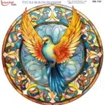 Ütü ile Rub On Transfer Kağıdı: Dekoratif Süsleme Kağıdı - RB758-İST | 30x30 cm