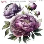Ütü ile Rub On Transfer Kağıdı: Dekoratif Süsleme Kağıdı - RB760-İST | 30x30 cm