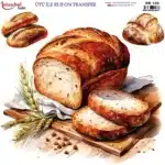 Ütü ile Rub On Transfer Kağıdı: Dekoratif Süsleme Kağıdı - RB149 | 30x30 cm