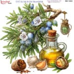 Ütü ile Rub On Transfer Kağıdı: Dekoratif Süsleme Kağıdı  - RB1000-İST | 30x30 cm