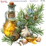 Ütü ile Rub On Transfer Kağıdı: Dekoratif Süsleme Kağıdı  - RB1002-İST | 30x30 cm