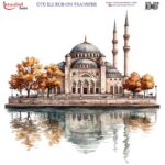 Ütü ile Rub On Transfer Kağıdı: Dekoratif Süsleme Kağıdı  - RB266 | 30x30 cm