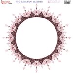 Ütü ile Rub On Transfer Kağıdı: Dekoratif Süsleme Kağıdı - RB292 | 30x30 cm