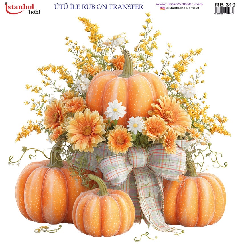 Ütü ile Rub On Transfer Kağıdı: Dekoratif Süsleme Kağıdı - RB319 | 30x30 cm 1 Ütü Ile Rub On Transfer Kağıdı: Dekoratif Süsleme Kağıdı - Rb319 | 30X30 Cm