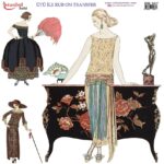 Ütü ile Rub On Transfer Kağıdı: Dekoratif Süsleme Kağıdı - RB347 | 30x30 cm