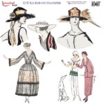 Ütü ile Rub On Transfer Kağıdı: Dekoratif Süsleme Kağıdı - RB350 | 30x30 cm