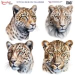 Ütü ile Rub On Transfer Kağıdı: Dekoratif Süsleme Kağıdı - RB367 | 30x30 cm