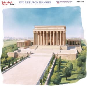 Ütü Ile Rub On Transfer Kağıdı: Dekoratif Süsleme Kağıdı - Rb375 | 30X30 Cm