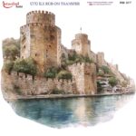 Ütü ile Rub On Transfer Kağıdı: Dekoratif Süsleme Kağıdı - RB377 | 30x30 cm