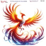 Ütü ile Rub On Transfer Kağıdı: Dekoratif Süsleme Kağıdı - RB383 | 30x30 cm