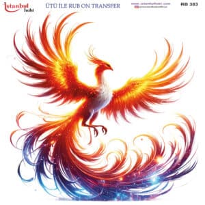 Ütü Ile Rub On Transfer Kağıdı: Dekoratif Süsleme Kağıdı - Rb383 | 30X30 Cm