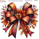 Ütü ile Rub On Transfer Kağıdı: Dekoratif Süsleme Kağıdı - RB397 | 30x30 cm