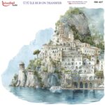 Ütü ile Rub On Transfer Kağıdı: Dekoratif Süsleme Kağıdı - RB427 | 30x30 cm