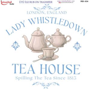 Ütü Ile Rub On Transfer Kağıdı: Dekoratif Süsleme Kağıdı - Rb434 | 30X30 Cm