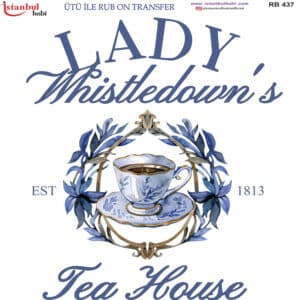 Ütü Ile Rub On Transfer Kağıdı: Dekoratif Süsleme Kağıdı - Rb437 | 30X30 Cm