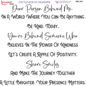 Ütü Ile Rub On Transfer Kağıdı: Dekoratif Süsleme Kağıdı - Rb467 | 30X30 Cm