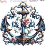 Ütü ile Rub On Transfer Kağıdı: Dekoratif Süsleme Kağıdı - RB475 | 30x30 cm