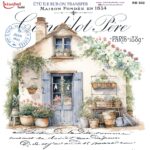 Ütü ile Rub On Transfer Kağıdı: Dekoratif Süsleme Kağıdı - RB502 | 30x30 cm